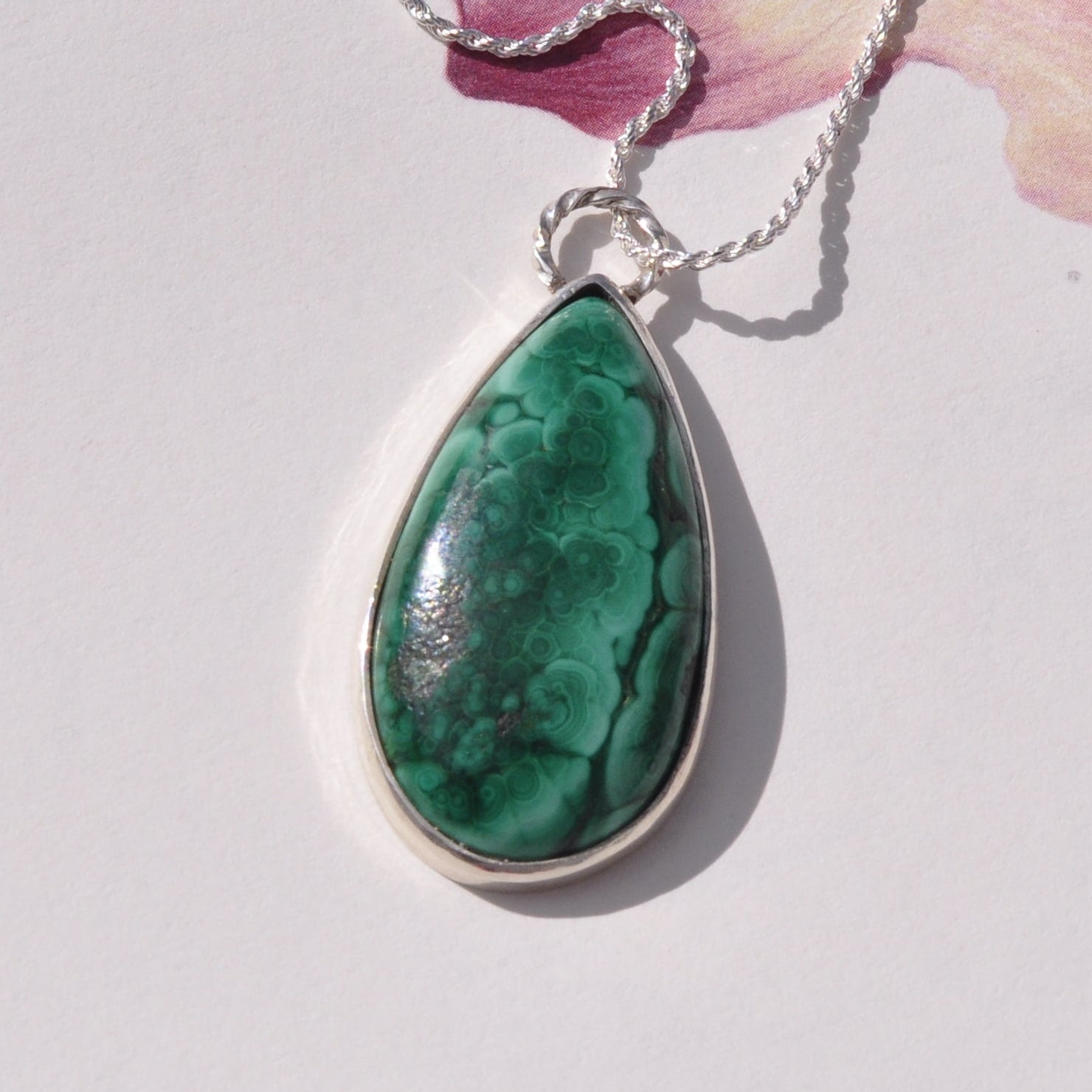 Collar de malaquita