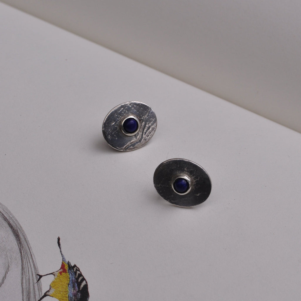 Aretes lapislazuli