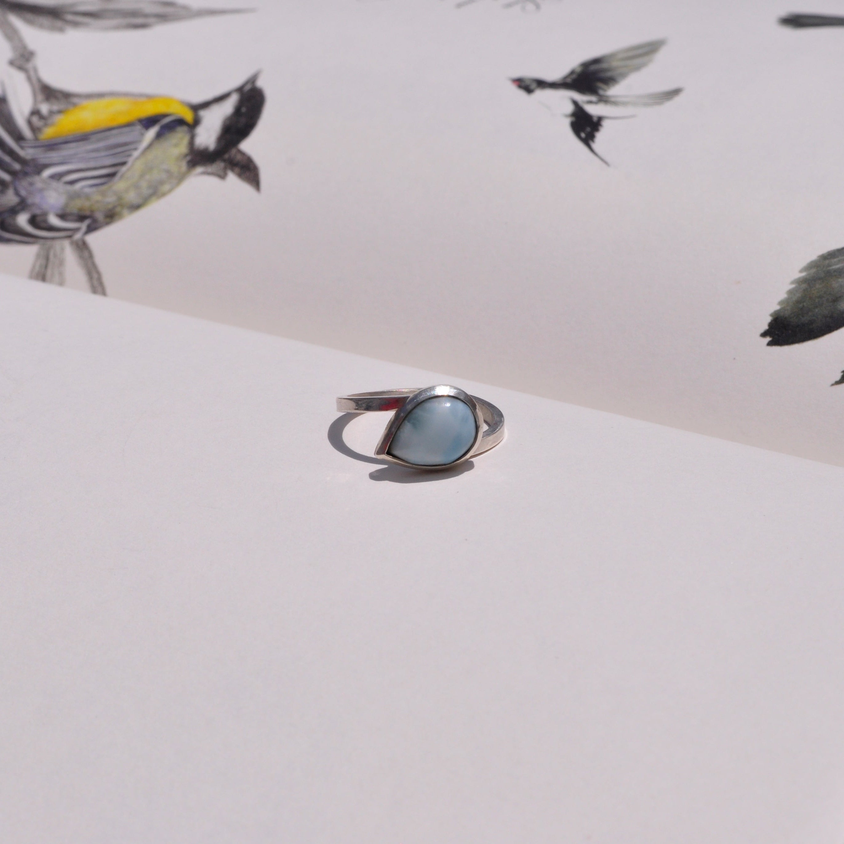 Anillo larimar