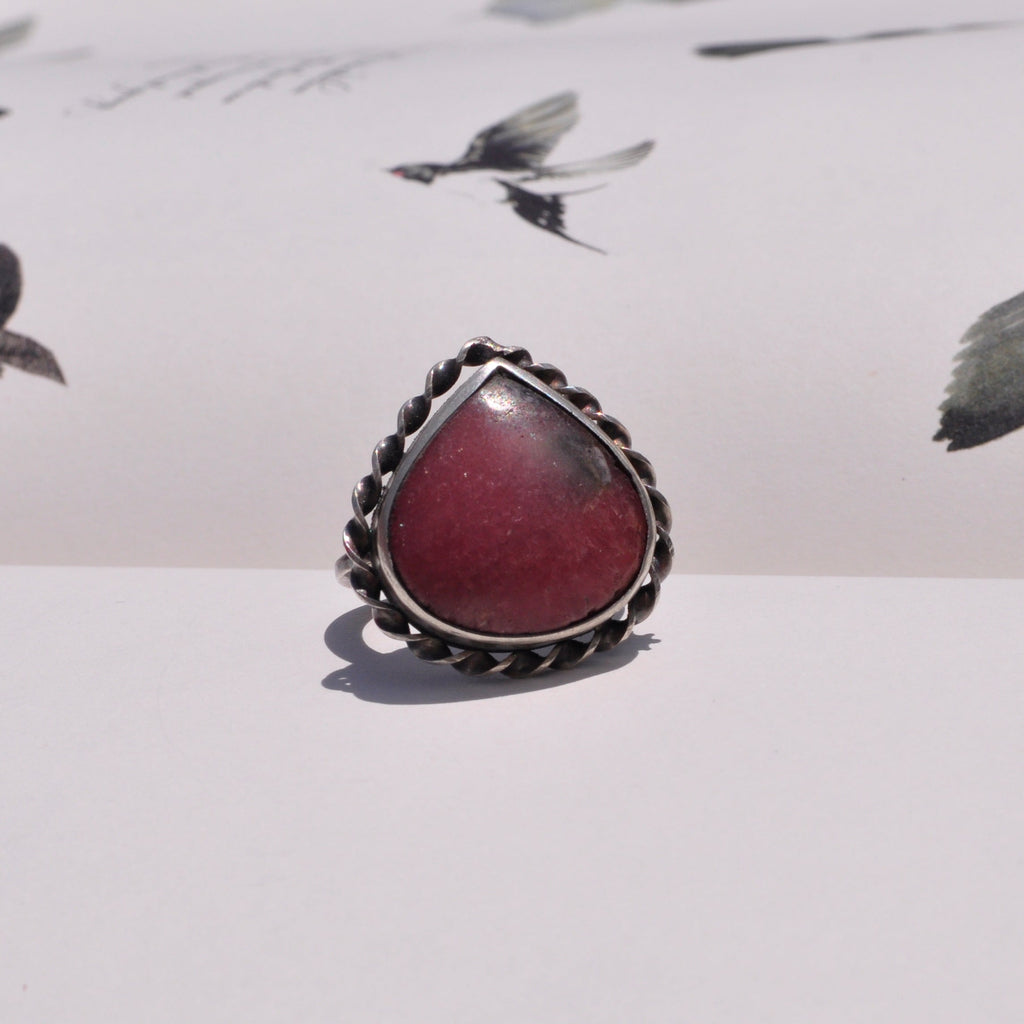Anillo rodocrosita