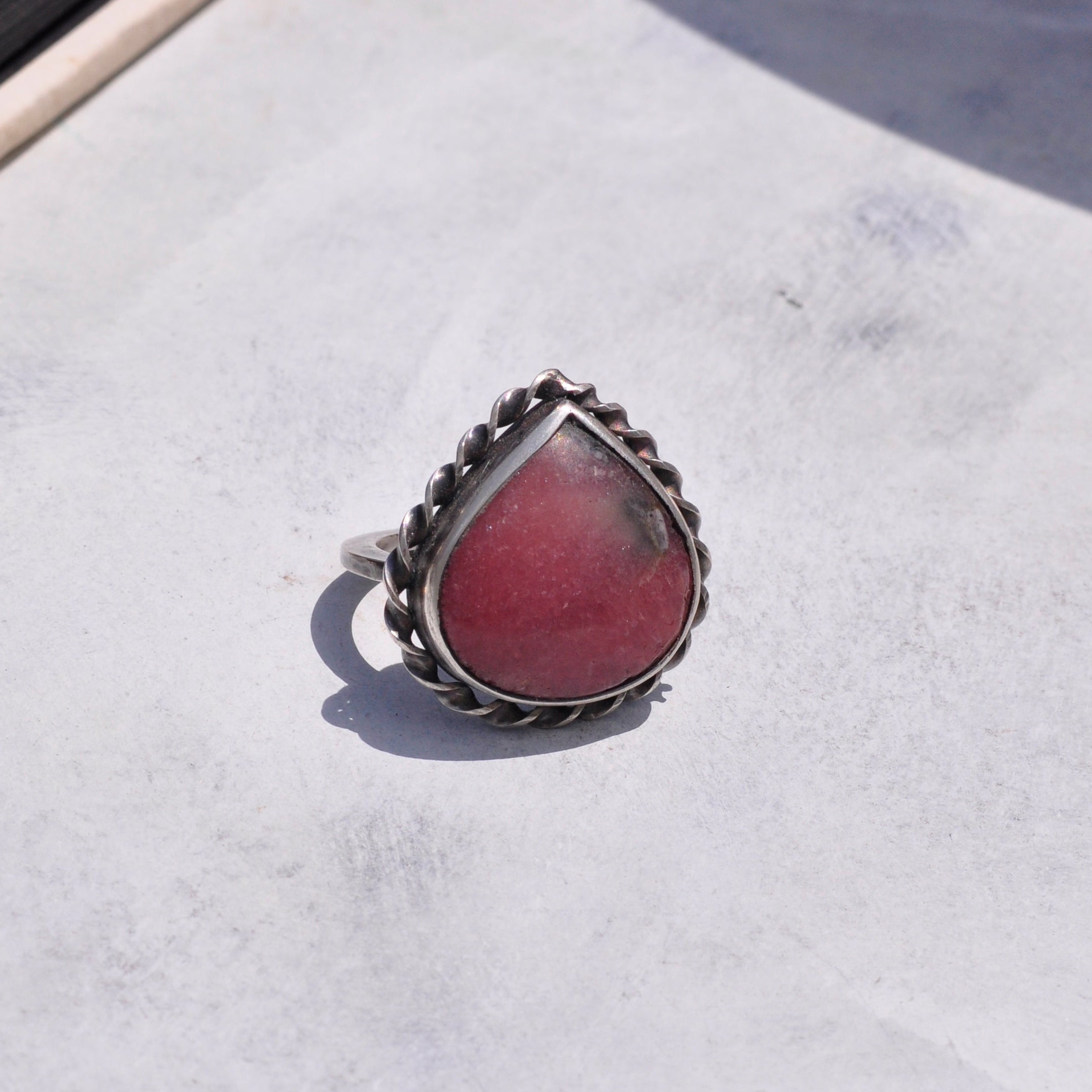 Anillo rodocrosita