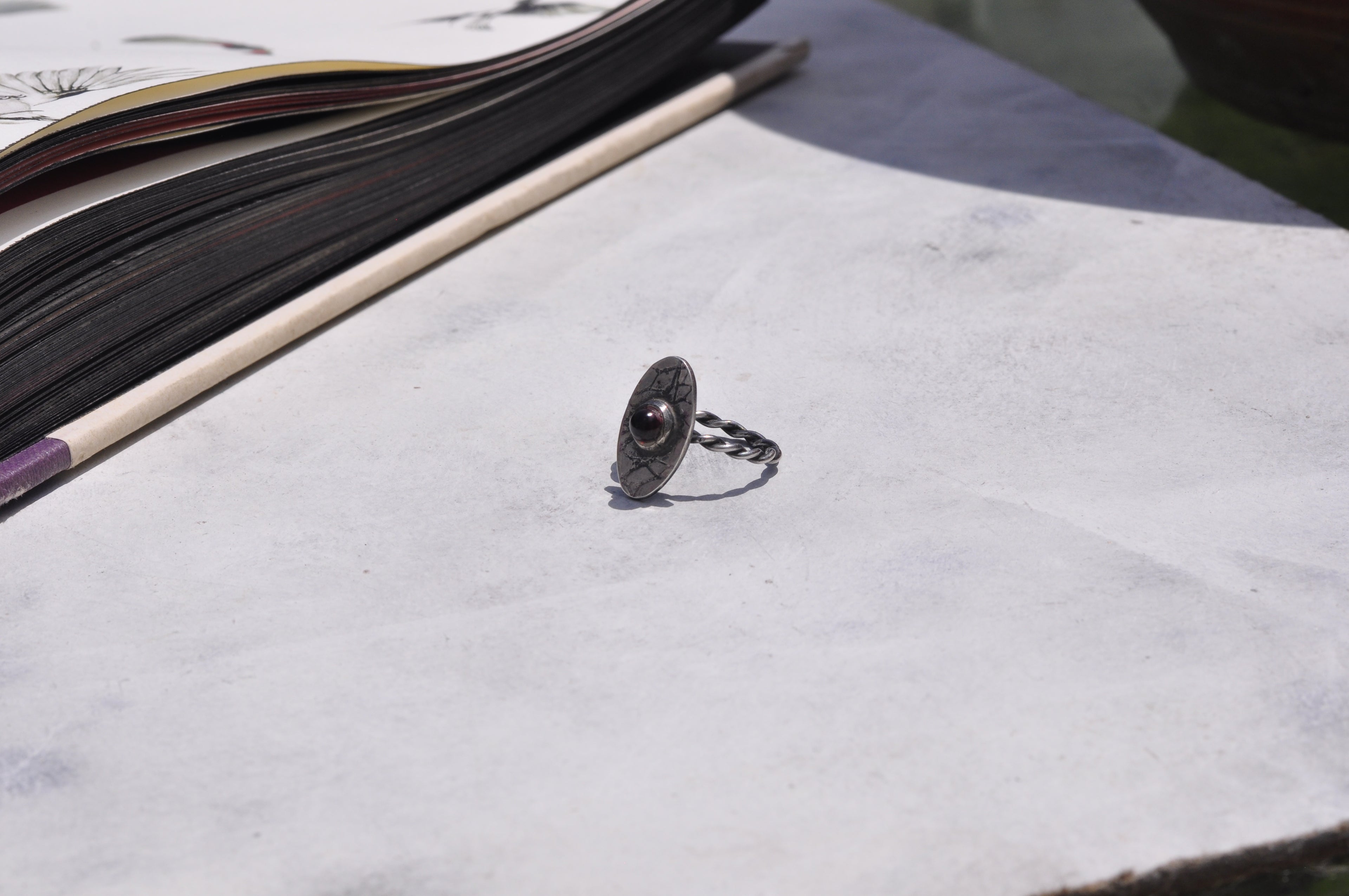 Anillo granate