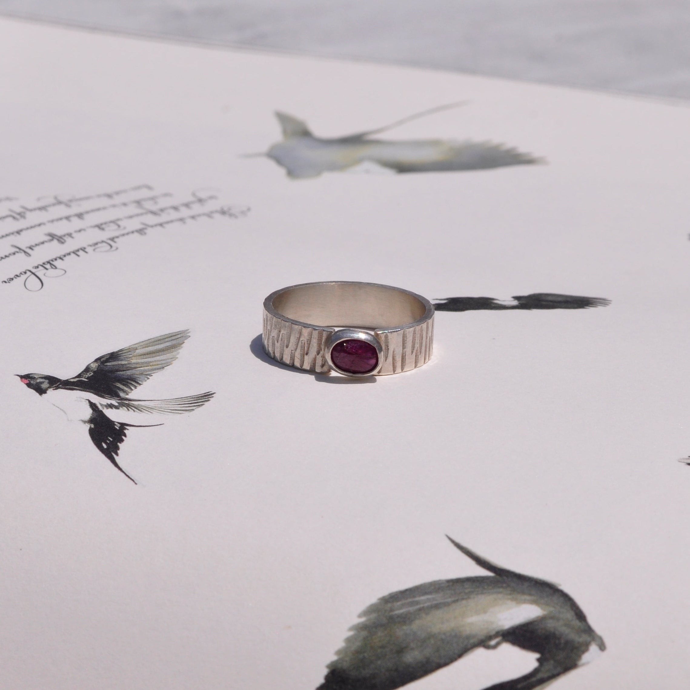 Anillo rubí