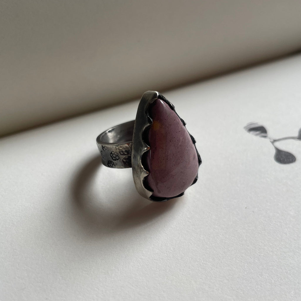 Anillo Jaspe Mookaita