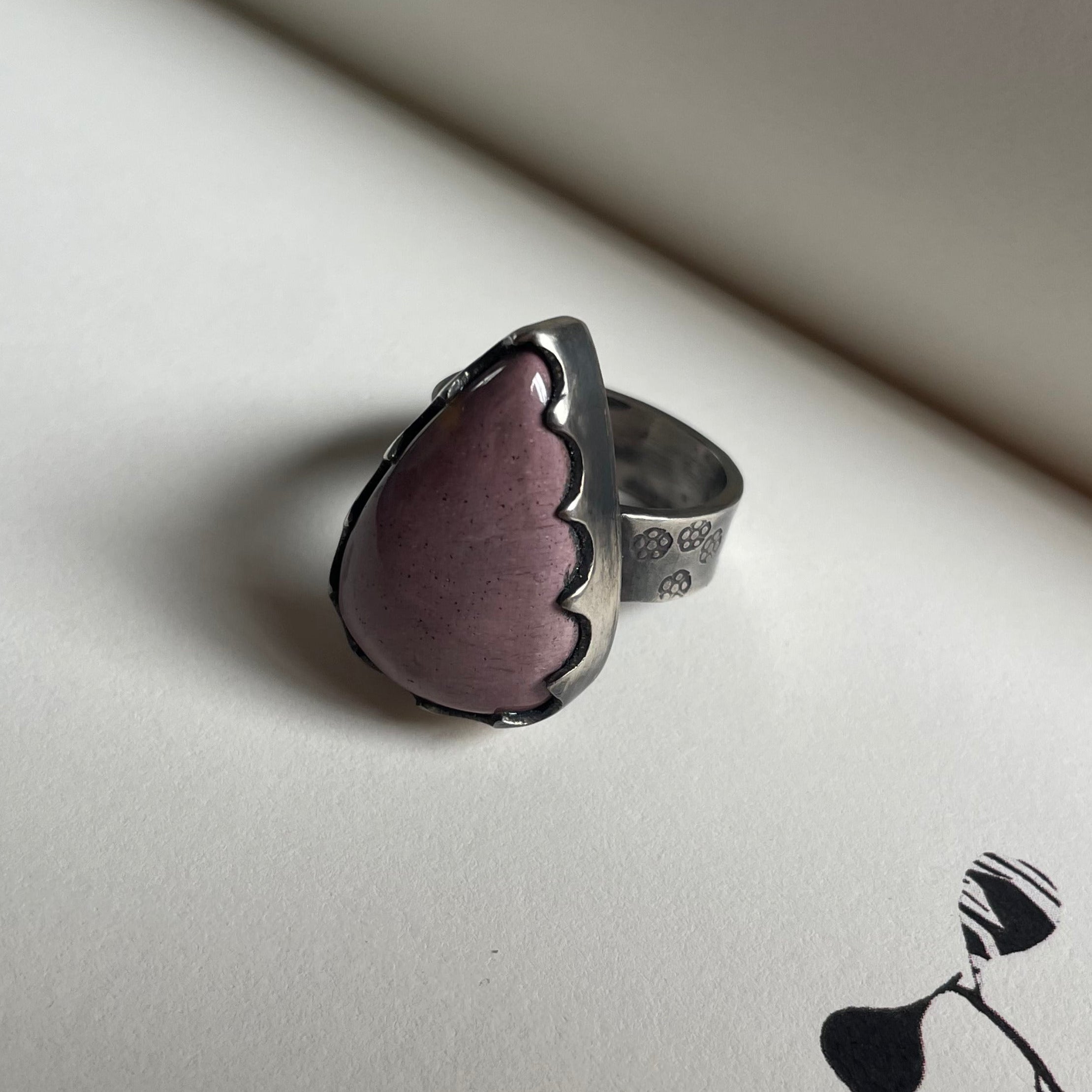 Anillo Jaspe Mookaita