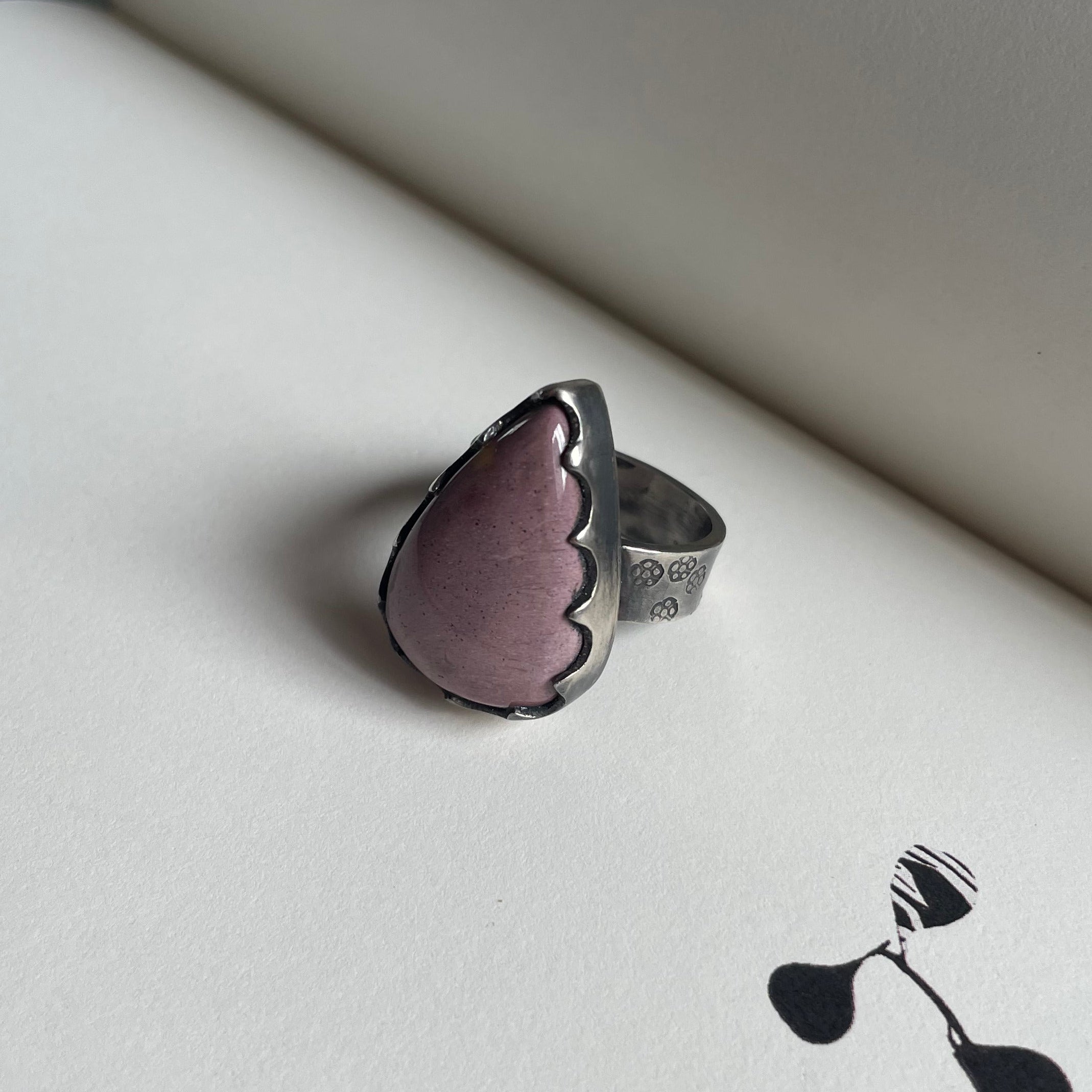 Anillo Jaspe Mookaita
