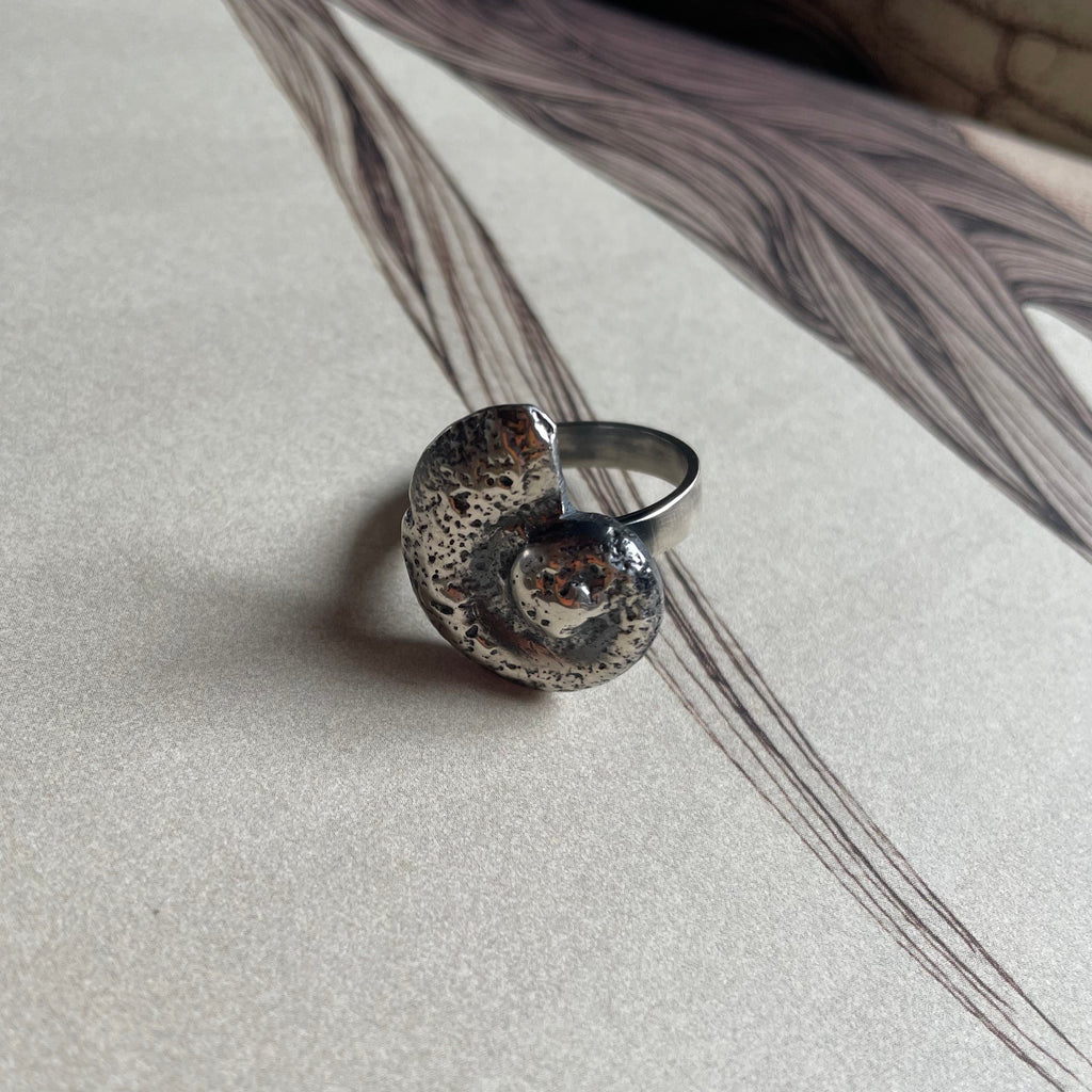 Anillo plata 950 envejecido