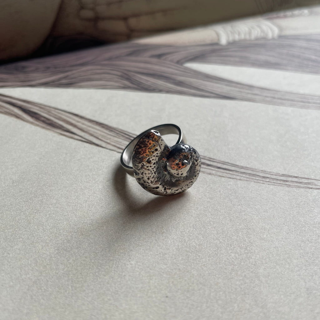 Anillo plata 950 envejecido
