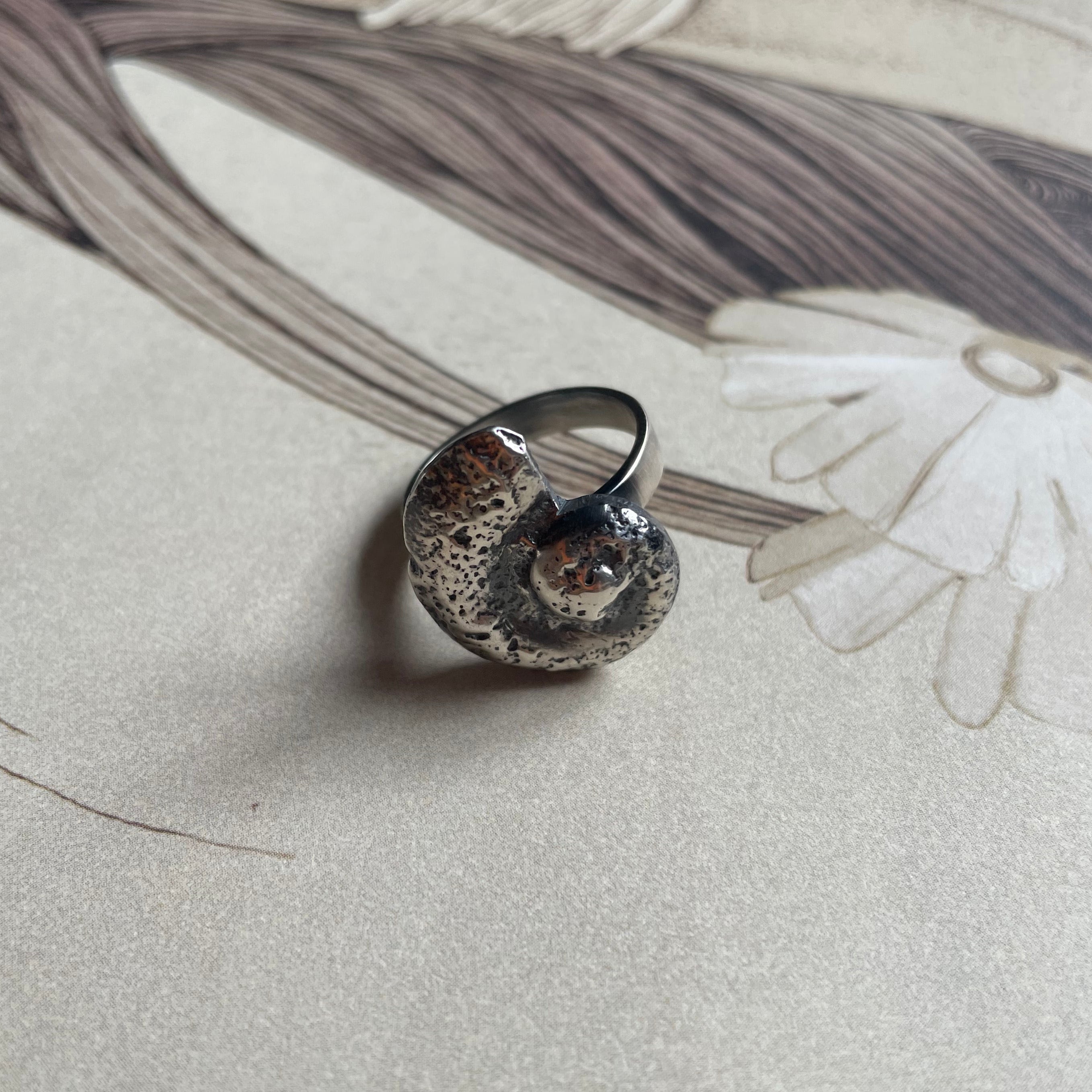 Anillo plata 950 envejecido