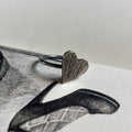 Anillo textura corazón