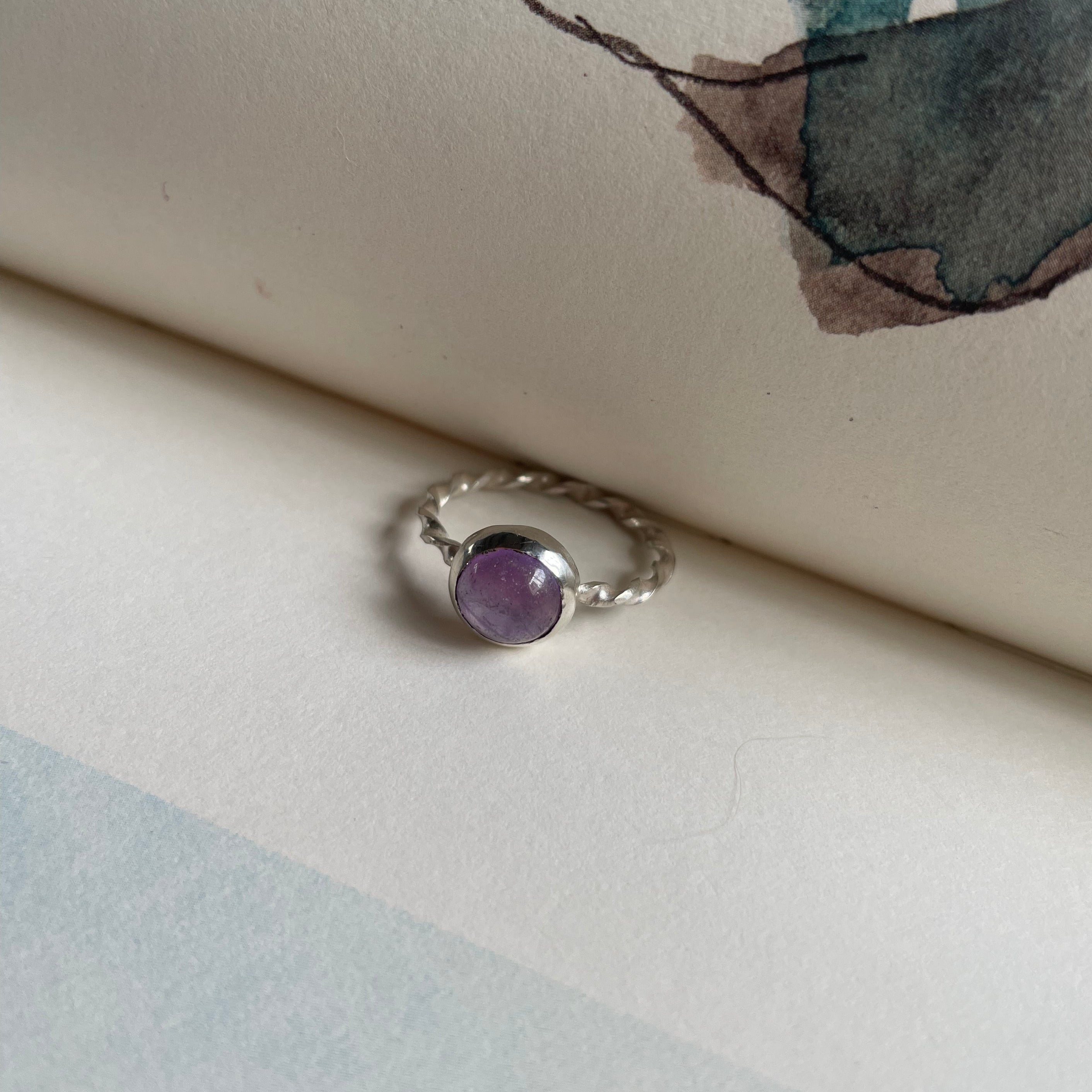 Anillo amatista