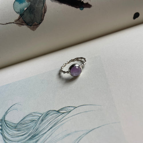 Anillo amatista