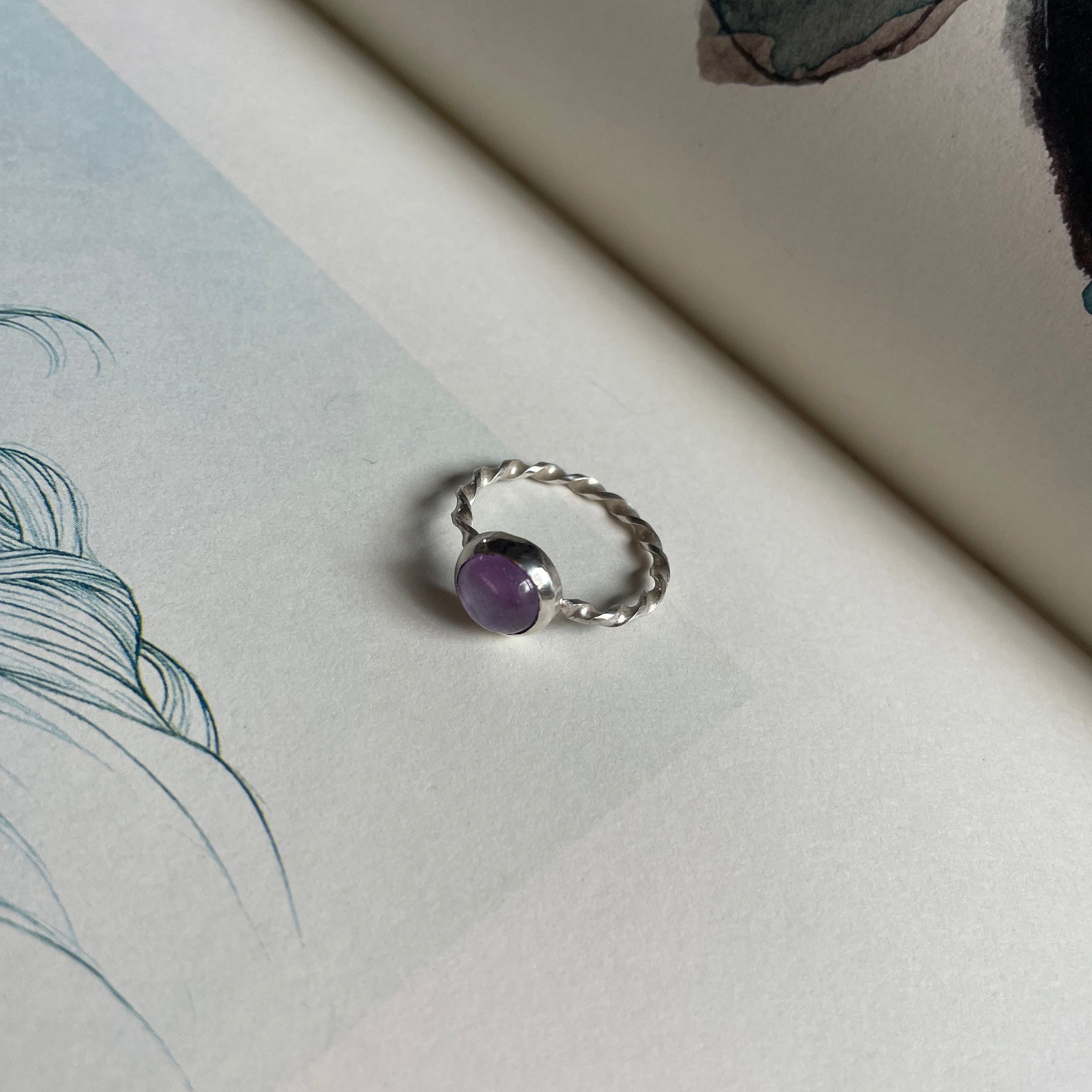 Anillo amatista