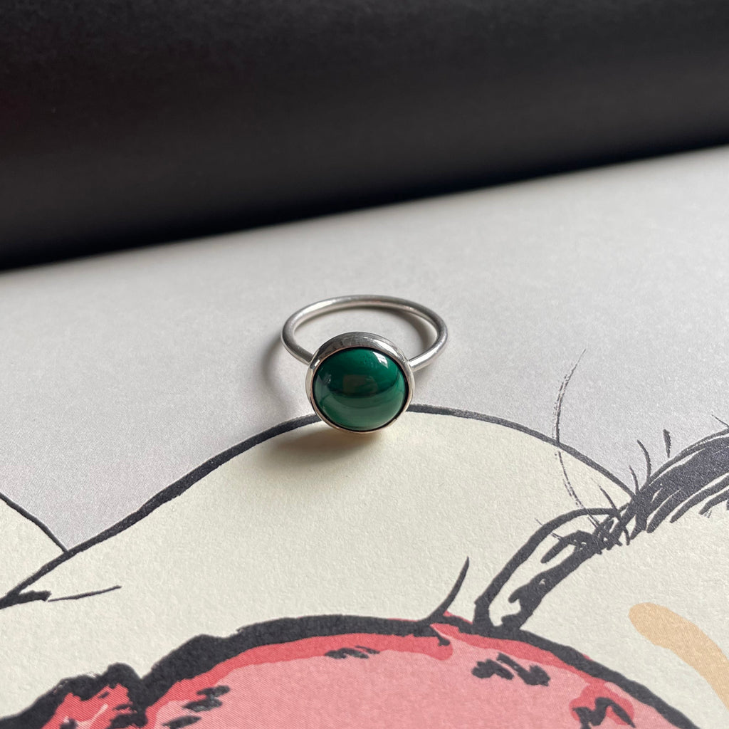 Anillo de Malaquita