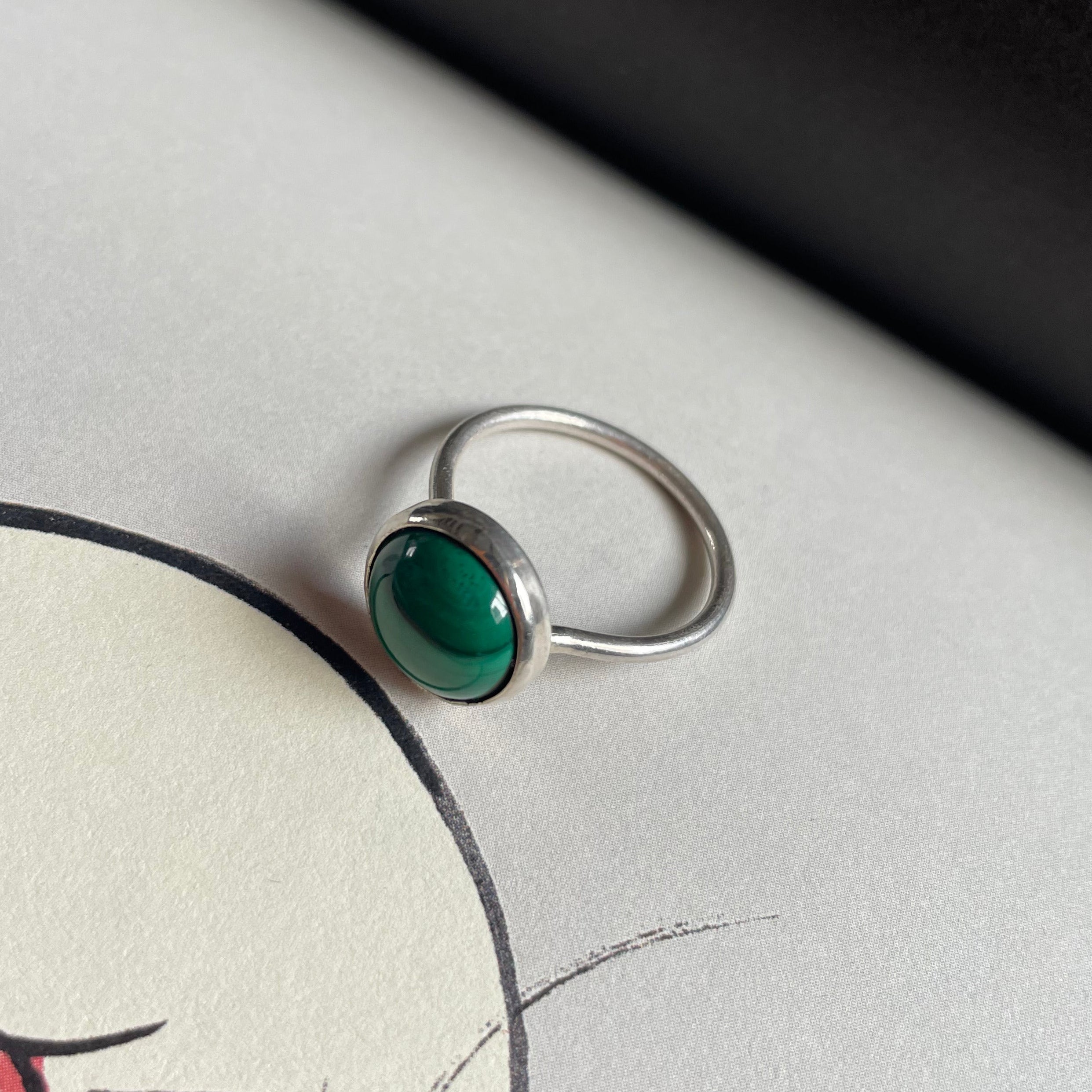 Anillo de Malaquita
