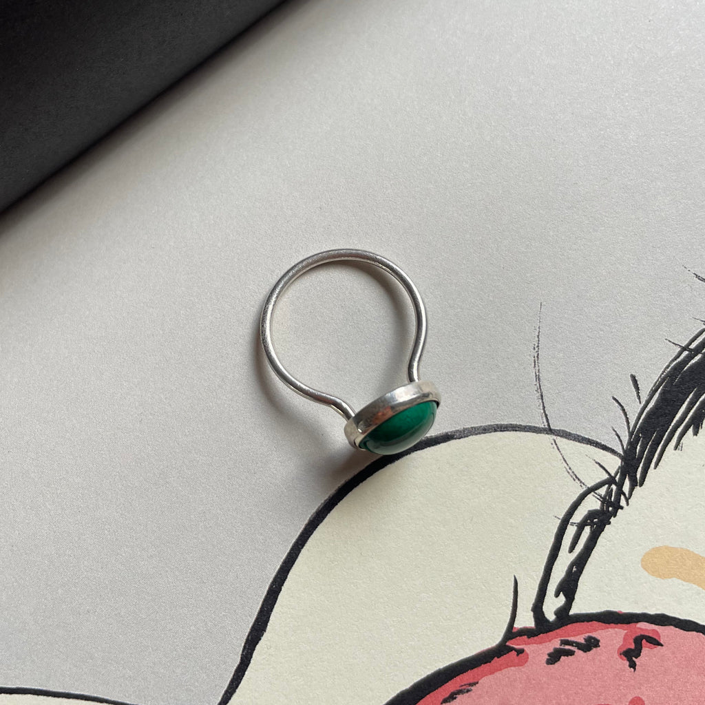Anillo de Malaquita
